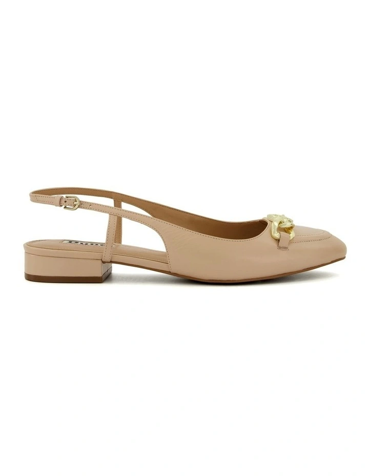 Hippity Slingback Flat in Natural