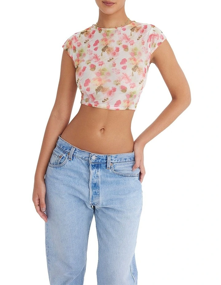 Print Baby Tee in Floral