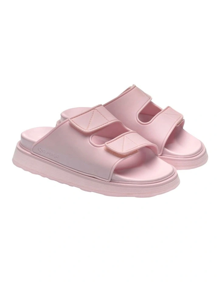1918 Double Bands Micro-Injection Slides in Pink