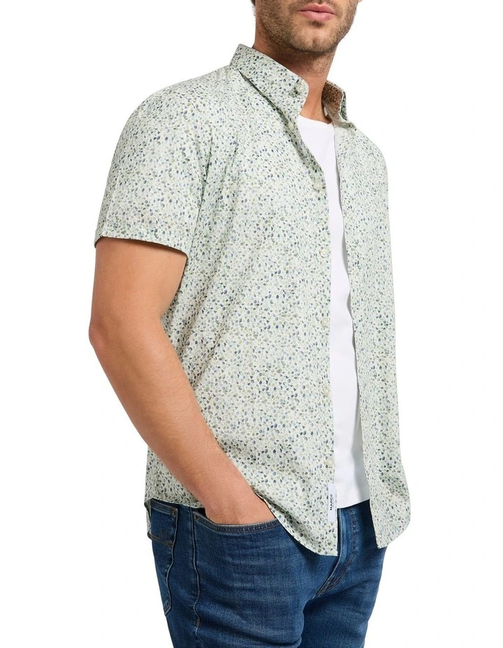 Tim Smart Shirt in White Multi