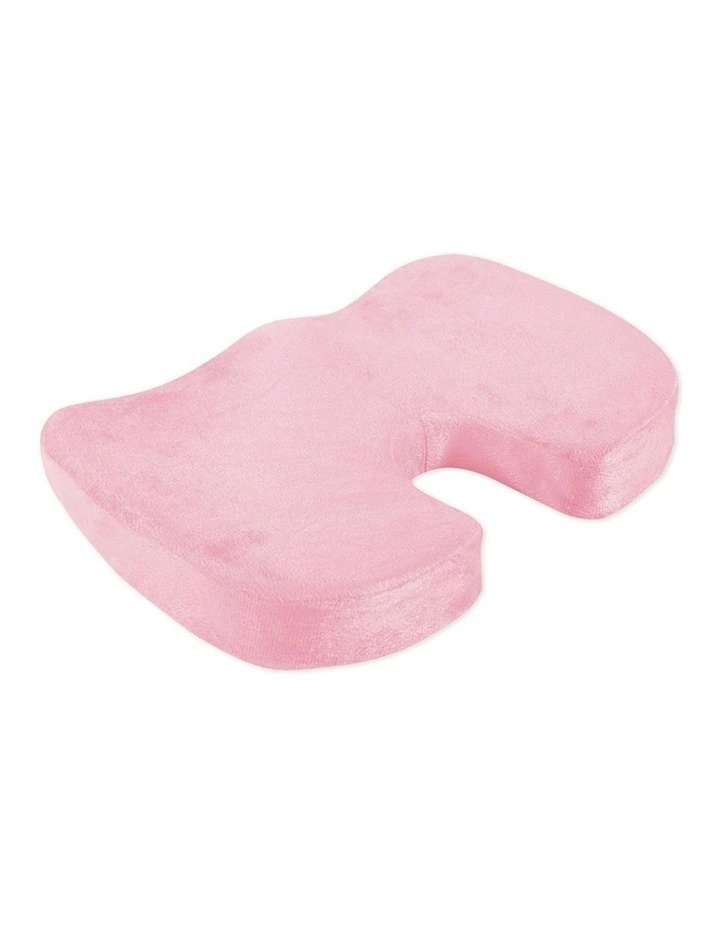 Premium Quality Memory Foam Cushion Seat U-Shape in Light Pink