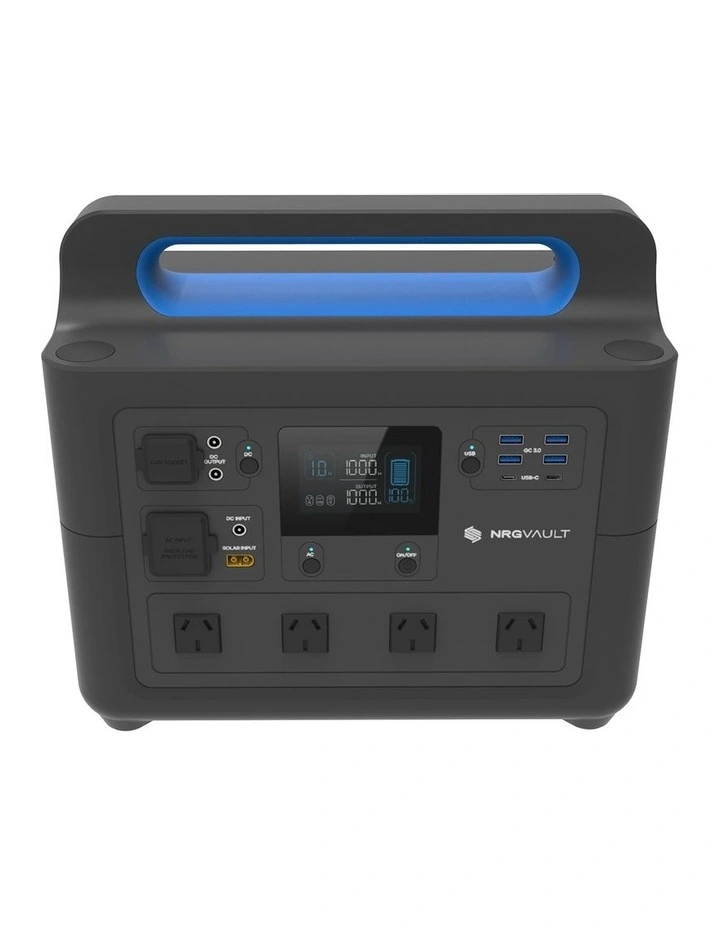 PV1500 1500W Portable Power Station in Black
