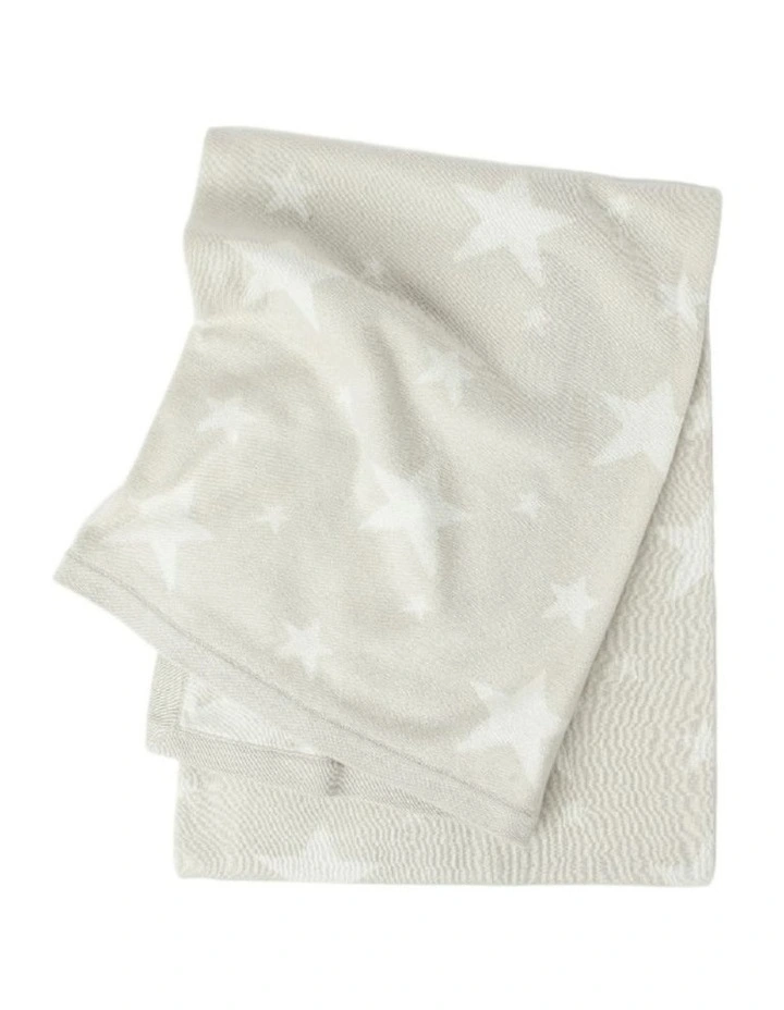 True Knit Reversible Blanket in Star