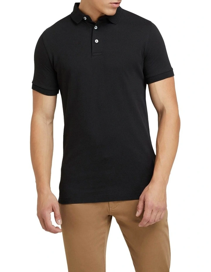 Austin Polo in Black