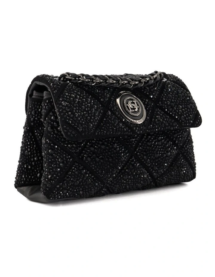 Duchess Small Bag in Black Diamante