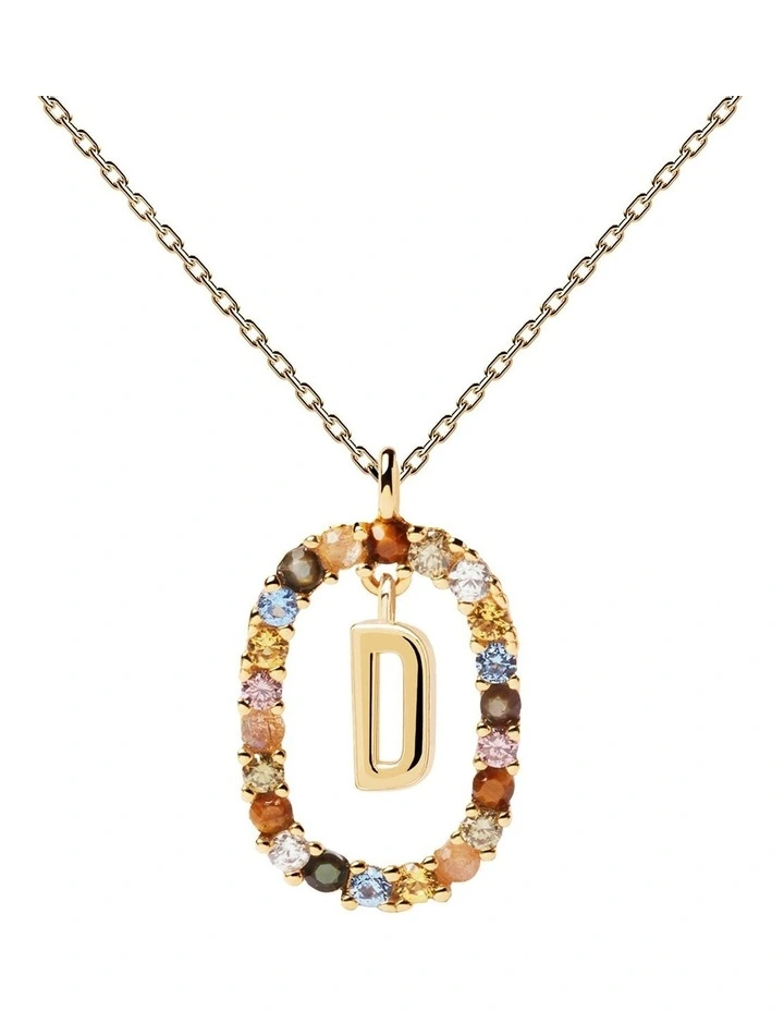 Letter D Multi Necklace