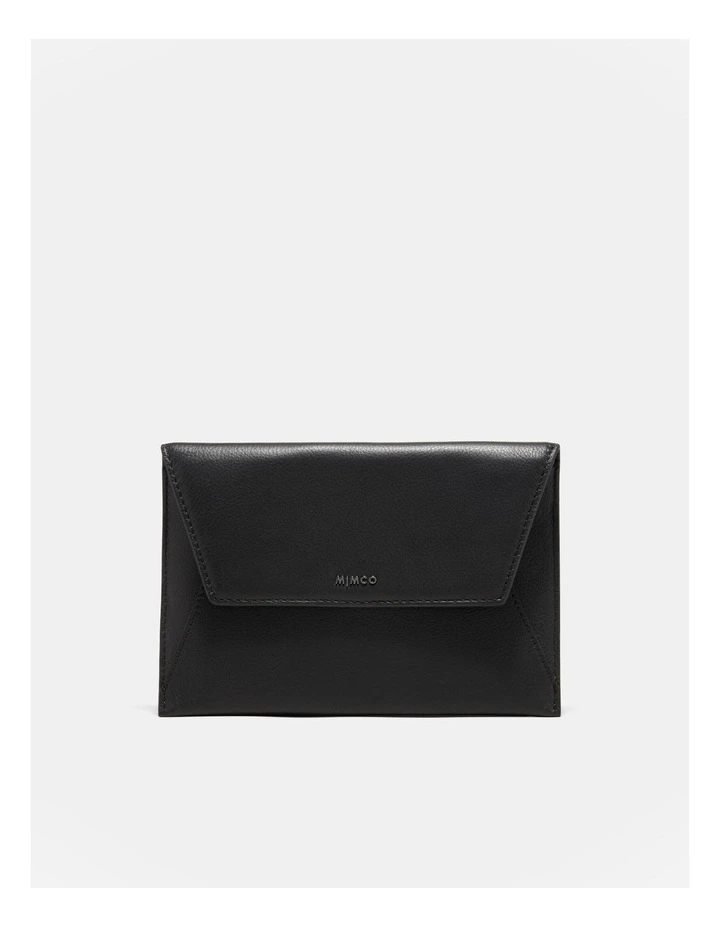 Drift Medium Envelope Pouch in Black Gunmetal