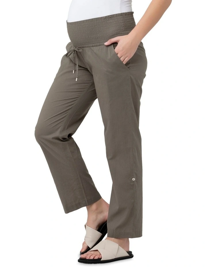 Philly Cotton Pant in Moss