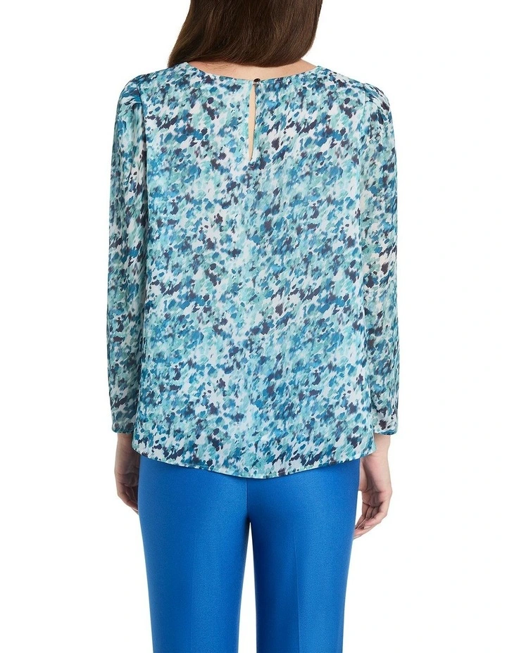 Blue Meets World Blouse in Blue