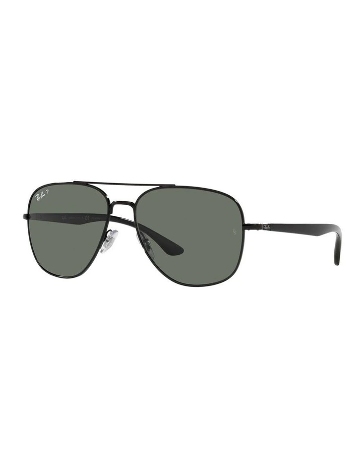 RB3683 Black Polarised Sunglasses