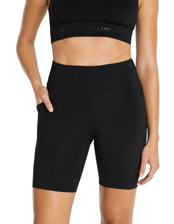 Energise Pocket Bike Shorts in Black