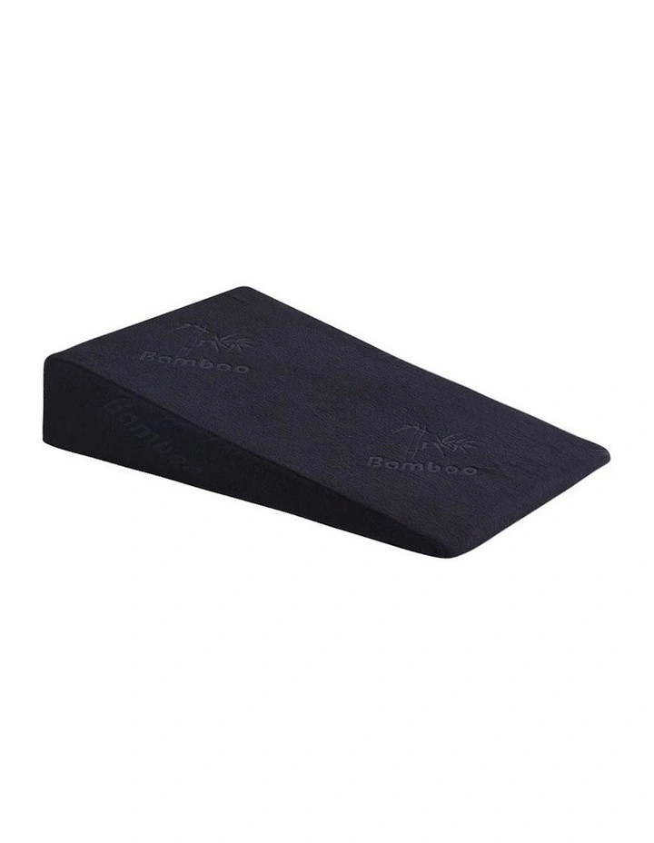 Memory Foam Bed Wedge Pillow in Blue