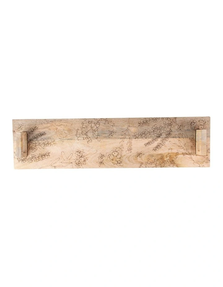 Wildflowers Serving Table 78x20x22.5cm Gift Boxed in Wood