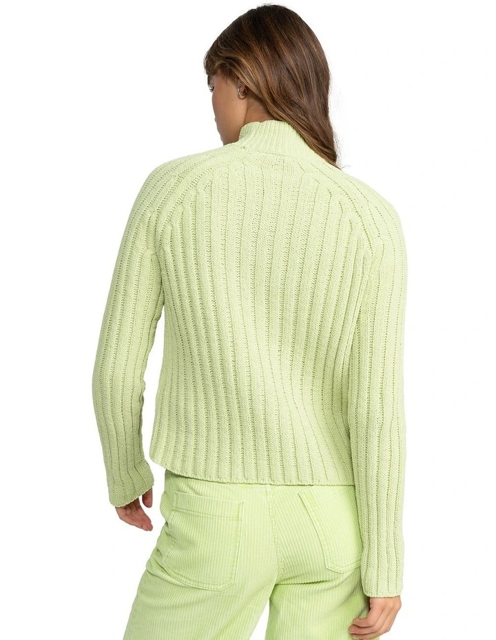 Missing You Always Crew Neck Jumper in Margarita