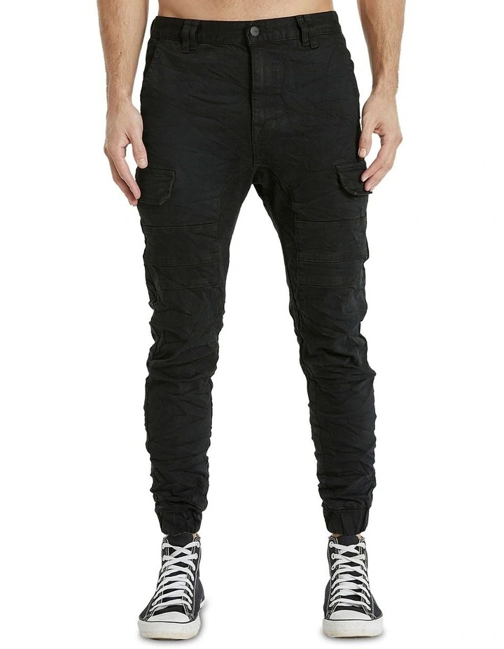 Salem Denim Jogger in Black