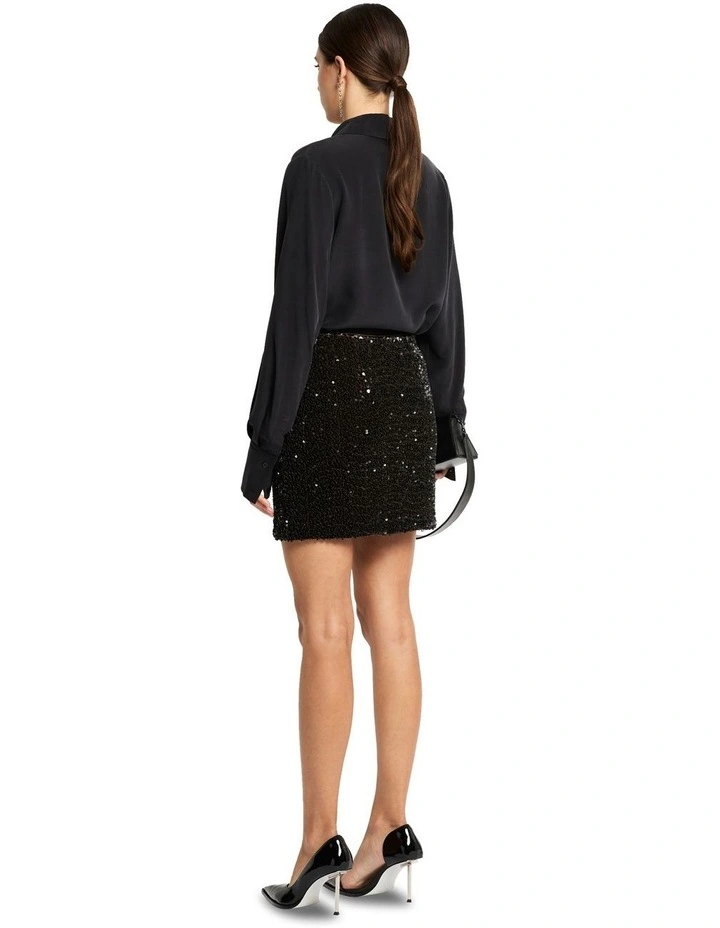 Dark Demise Skirt in Cocoa