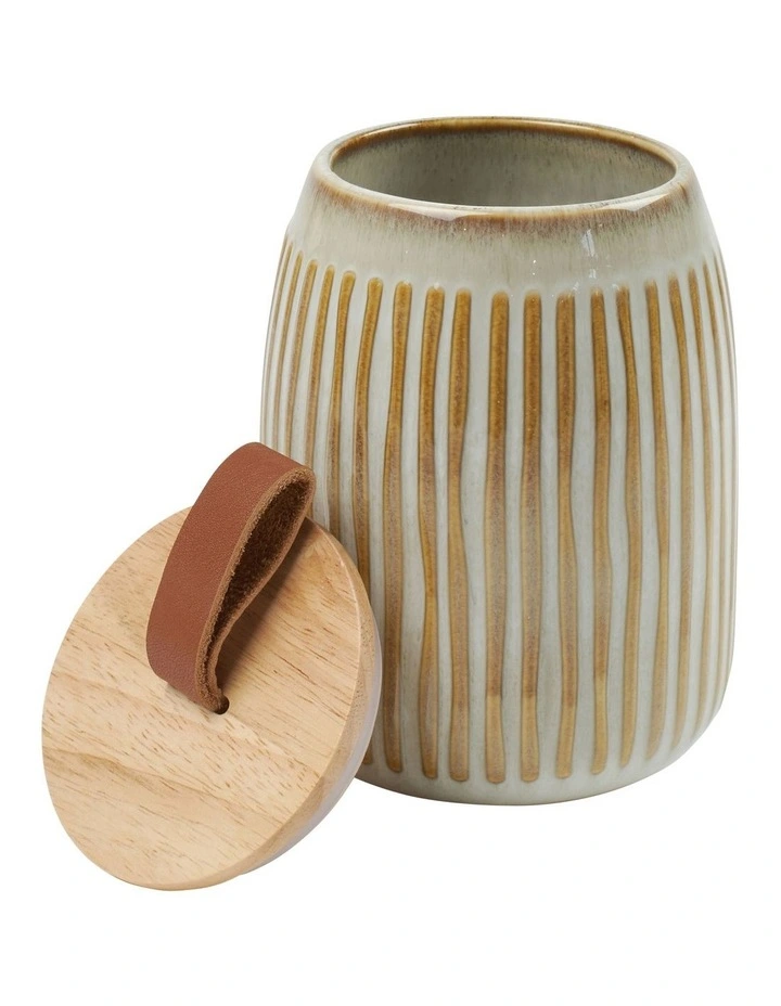 Albany Canister 10.5x15cm in Pearl