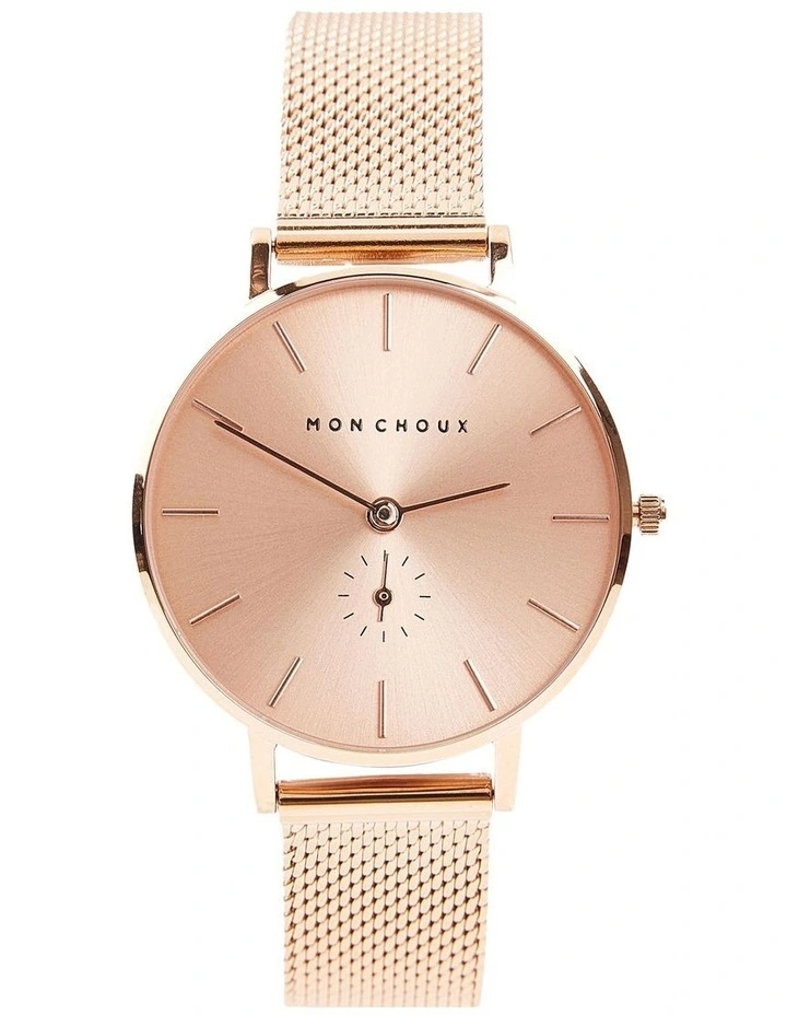 Lille Mesh Watch 32mm in Rose Gold
