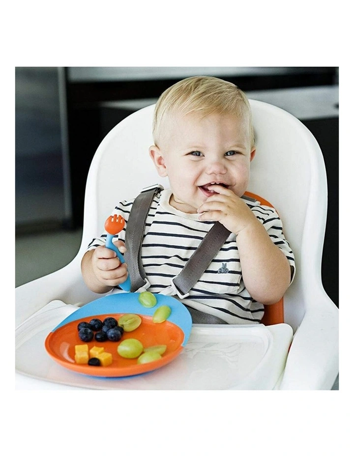 Baby/Toddler 9m Feeding Catch Food Catcher Plate w/ Suction Base Pink/PP