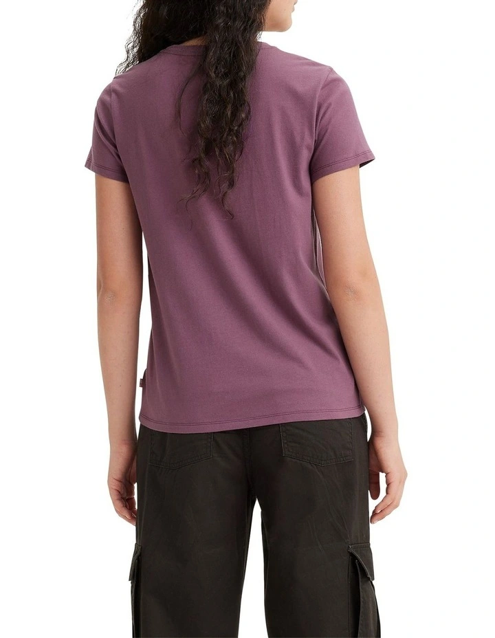 The Perfect Tee Poster Logo in Purple