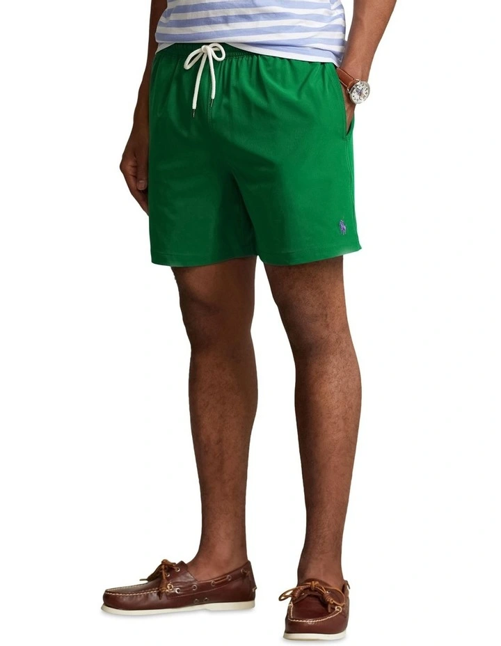 Traveler Classic 5.75-Inch Swim Trunk in Green