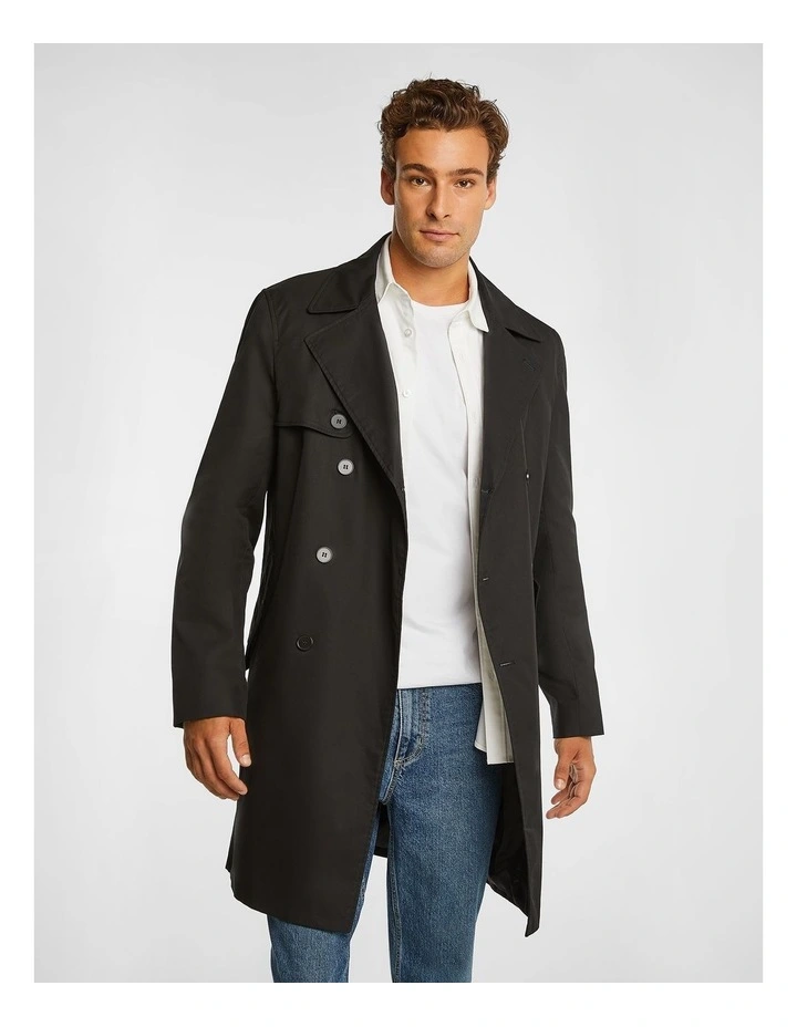 Soho Trench Coat in Black