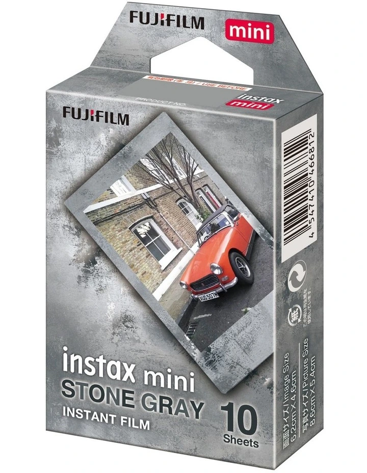 Instax Mini Film Stone Gray 10 Pack