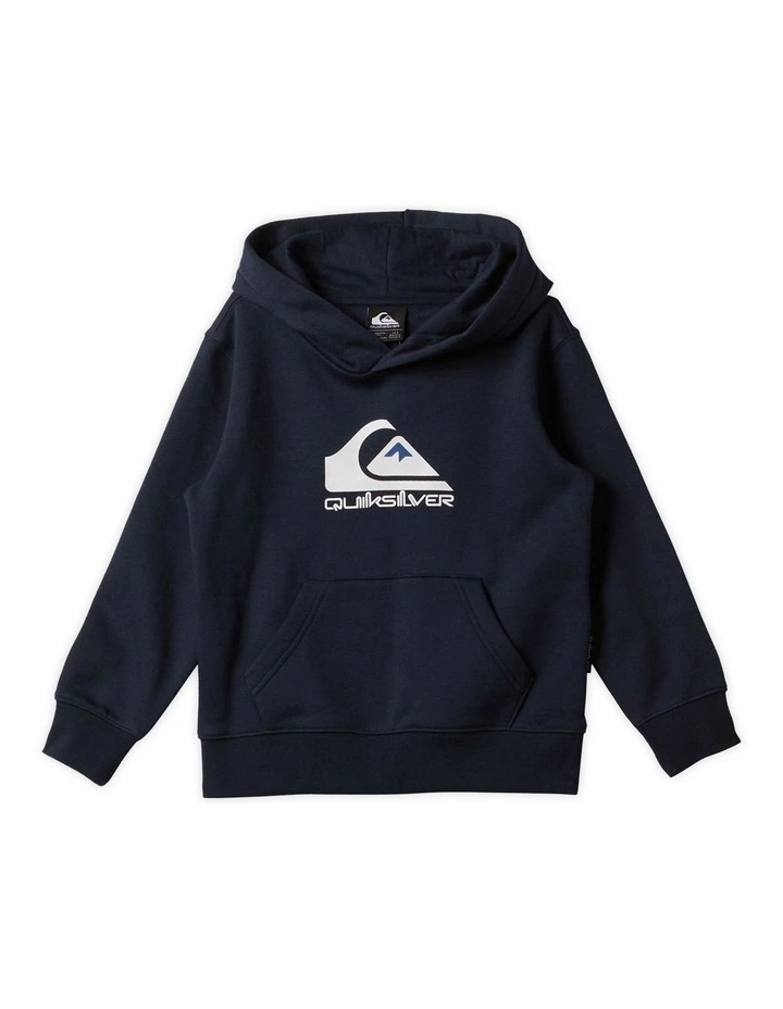 Big Logo Pullover Hoodie in Dark Navy
