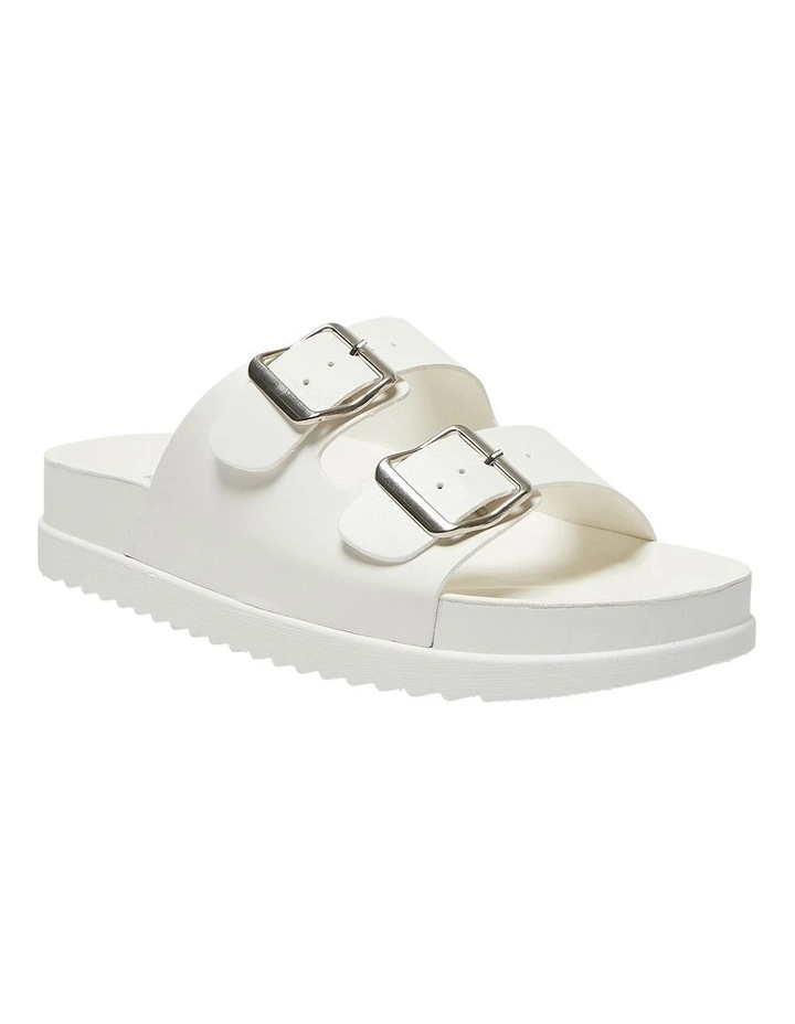 Essex Sandals in White Smooth