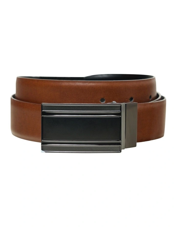 Fredrick Reversible Belt in Black/Brown