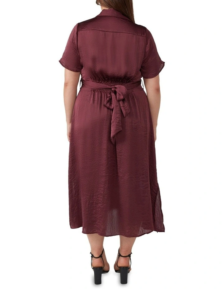 Oasis Dress in Garnet