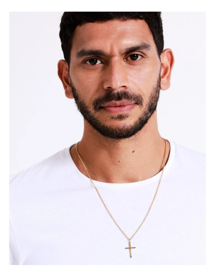 Cross Necklace in Gold