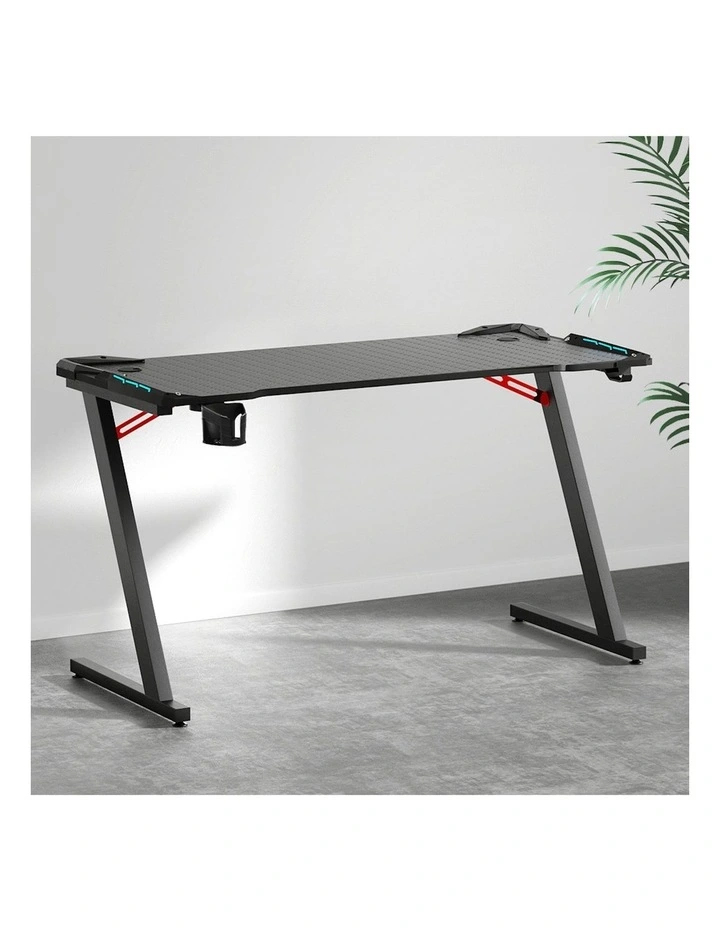 Gaming Computer Desk LED Light 140CM