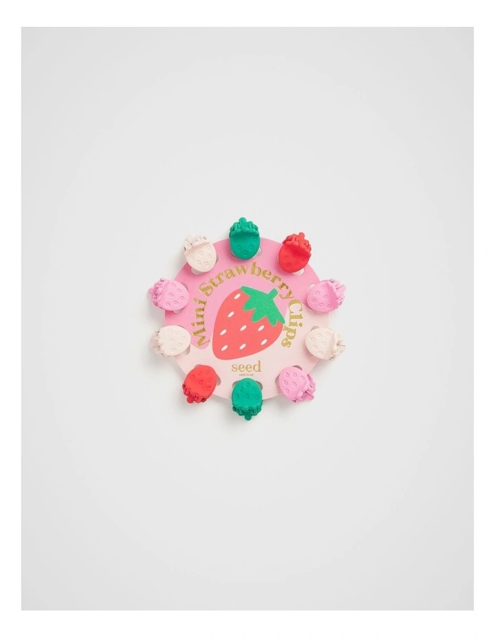 Strawberry Wheel Clip in Multi
