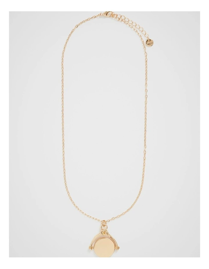 Knot Spinner Necklace in Gold