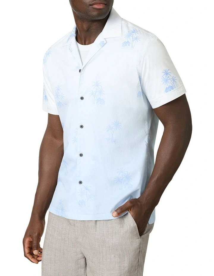 Orleans Bay Short Sleeve Shirt in Blue