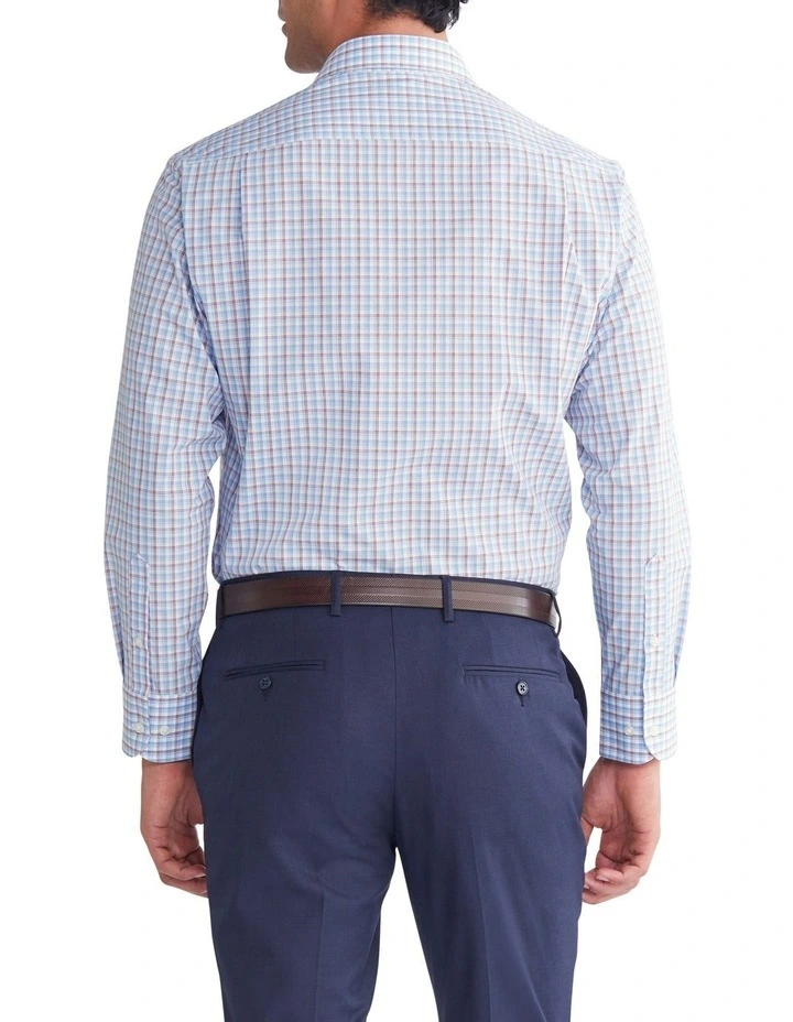 Classic Mid Check Long Sleeve Shirt in Red