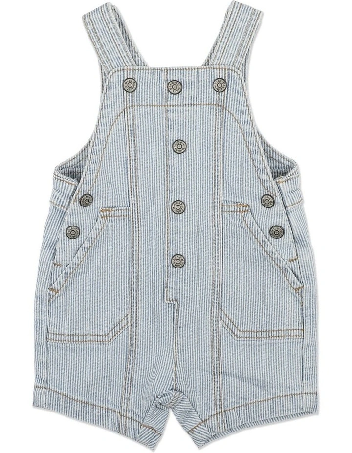 Overall in Indigo Striped