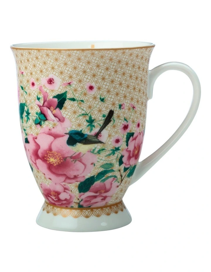 Teas and C's Silk Road Footed Mug 300ml in White