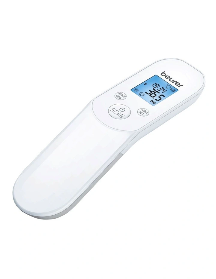 Infrared Non Contact Digital Thermometer White & Grey FT85