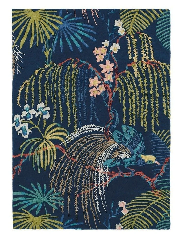 Sanderson Rain Forest Tropical Night Rug in Multi