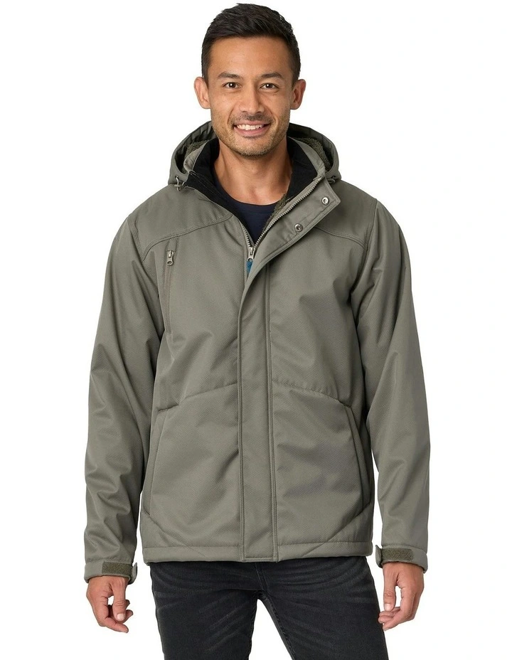 Jones Softshell Coat in Olive