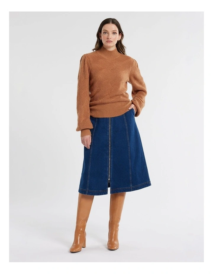 Evelyn Jumper in Camel