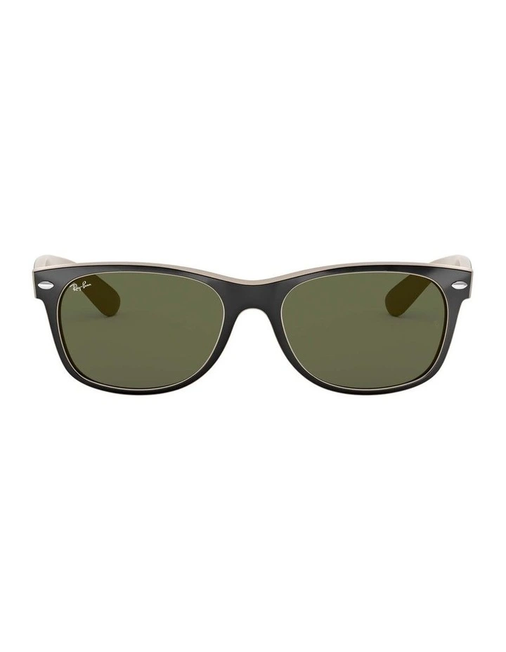 New Wayfarer Color Mix Black RB2132 Sunglasses