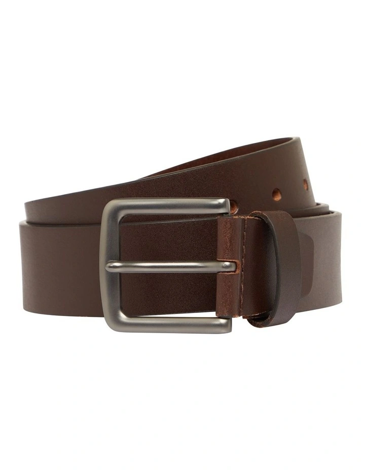 Morgan Genuine Leather Belt in Brown
