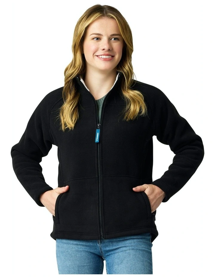 Cuthbert Fleece Jacket in Black