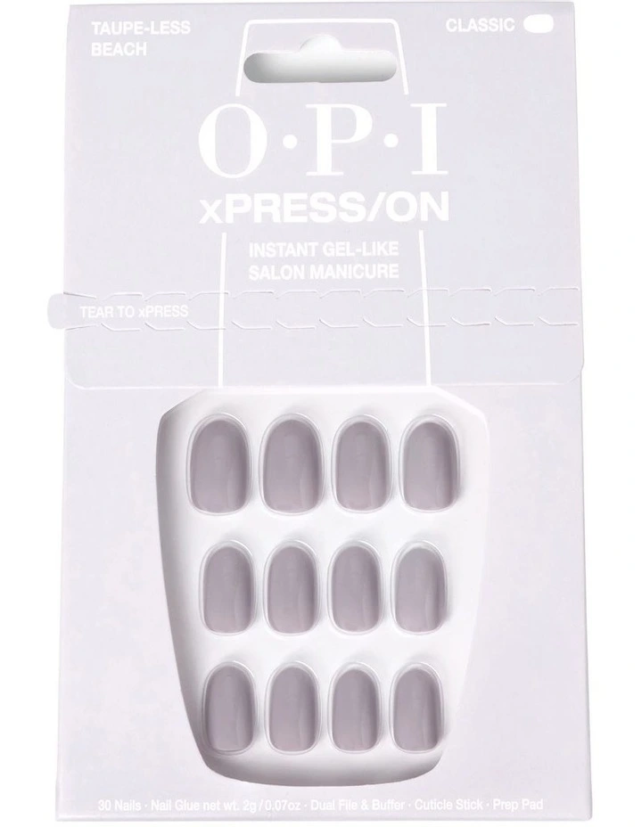 Xpress/On Taupe-Less Beach Press-On Nails Set