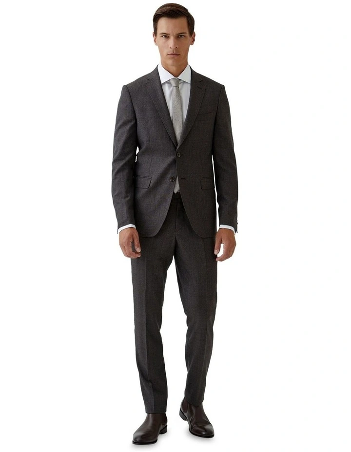 Auden Wool Suit Jacket in Brown