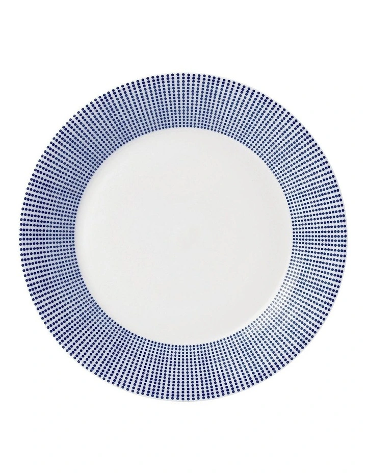 Pacific Dots 23.5cm Side Plate White/Blue