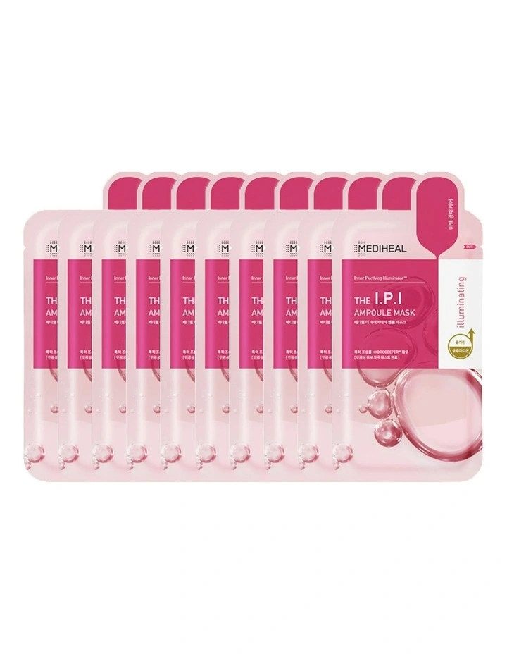 The I.P.I Brightening Ampoule Mask Bundle 10 Pieces